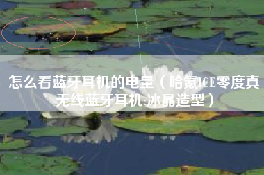 怎么看蓝牙耳机的电量（哈氪ICE零度真无线蓝牙耳机:冰晶造型）