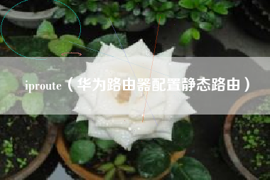 iproute（华为路由器配置静态路由）