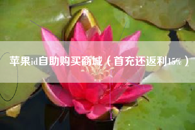 苹果id自助购买商城（首充还返利15%）