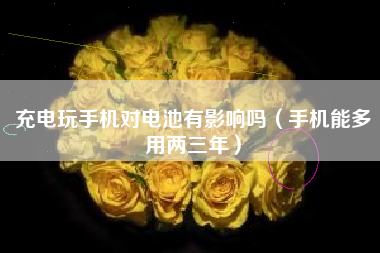 充电玩手机对电池有影响吗（手机能多用两三年）