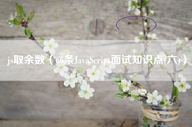 js取余数（66条JavaScript面试知识点(六)）