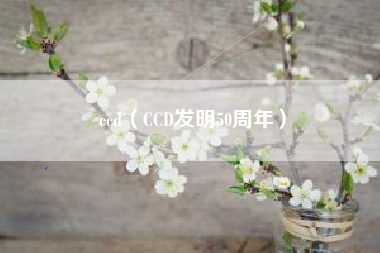ccd（CCD发明50周年）