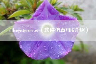 dllregisterserver（软件仿真MDK介绍）