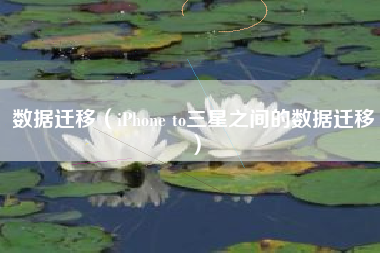 数据迁移（iPhone to三星之间的数据迁移）