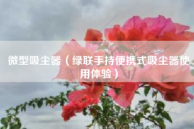 微型吸尘器（绿联手持便携式吸尘器使用体验）