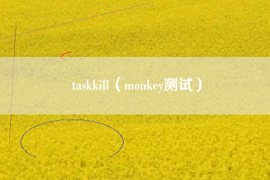 taskkill（monkey测试）