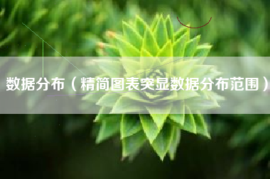 数据分布（精简图表突显数据分布范围）