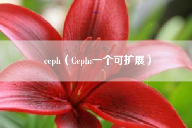 ceph(Ceph:一个可扩展)