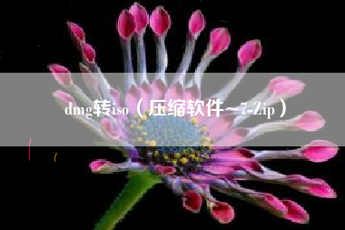 dmg转iso（压缩软件~7-Zip）