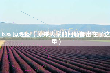 l298n原理图(原来大家的问题都出在了这里)