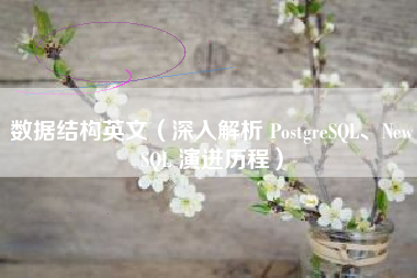 数据结构英文（深入解析 PostgreSQL、NewSQL 演进历程）