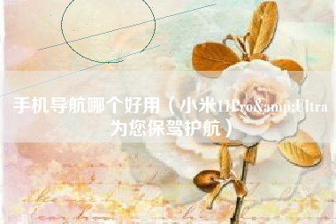 详细阅读:手机导航哪个好用(小米11Pro&Ultra为您保驾护航) 手机导航哪个好用(小米11Pro&Ultra为您保驾护航)