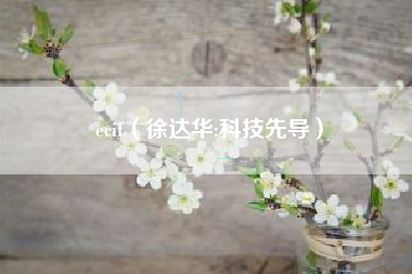 ecif(徐达华:科技先导)