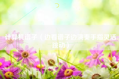 计算机谱子（边看谱子边演奏手指灵活跳动）
