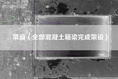 架设（全部混凝土箱梁完成架设）