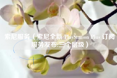 索尼服务（索尼全新 PlayStation Plus 订阅服务发布:三个层级）