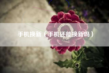 手机换新(手机还能换新吗)