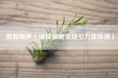 散粒噪声（继续领跑全球引力波探测）