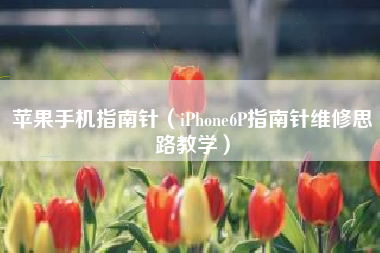 苹果手机指南针（iPhone6P指南针维修思路教学）
