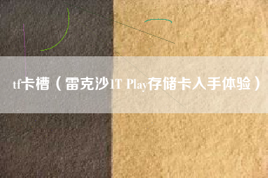 tf卡槽（雷克沙1T Play存储卡入手体验）
