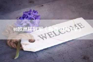 08欧洲杯冠军(梅西41座冠军)