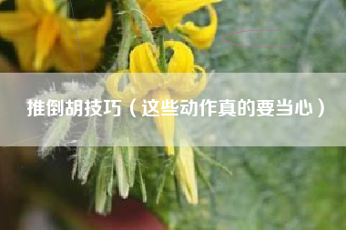 推倒胡技巧(这些动作真的要当心)