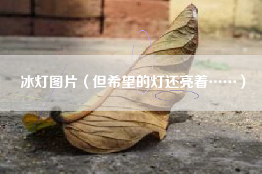 冰灯图片(但希望的灯还亮着……)