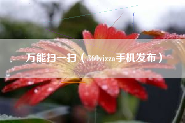 万能扫一扫（360vizza手机发布）