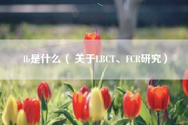 lb是什么（ 关于LBCT、FCR研究）