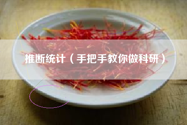 推断统计（手把手教你做科研）