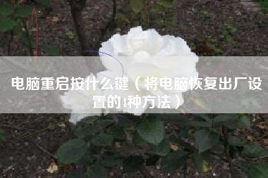 电脑重启按什么键（将电脑恢复出厂设置的4种方法）