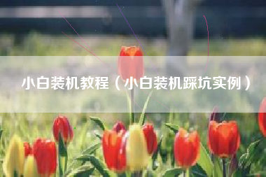 小白装机教程（小白装机踩坑实例）