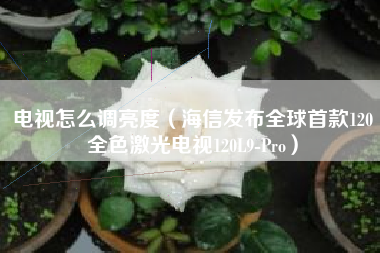 电视怎么调亮度（海信发布全球首款120吋全色激光电视120L9-Pro）