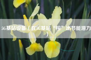 5G基站设备（在5G基站“榨”出节能潜力）