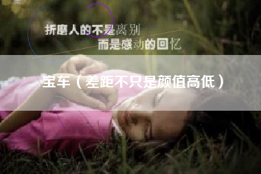 宝车（差距不只是颜值高低）