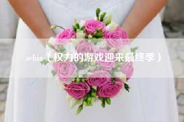 sebia(权力的游戏迎来最终季)