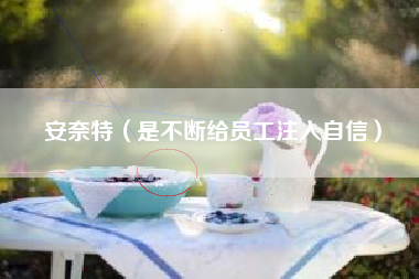 安奈特（是不断给员工注入自信）