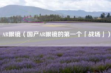AR眼镜（国产AR眼镜的第一个「战场」）