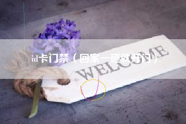 id卡门禁（回家一碰就开门）