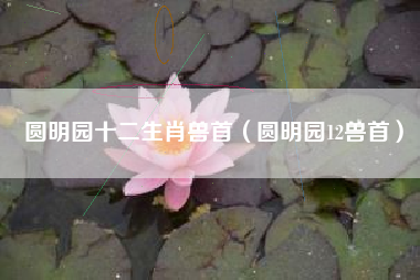 圆明园十二生肖兽首(圆明园12兽首)