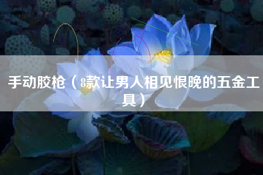 手动胶枪（8款让男人相见恨晚的五金工具）