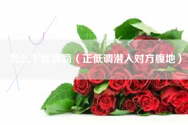 怎么下载滴滴(正低调潜入对方腹地)