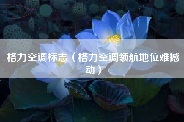 格力空调标志（格力空调领航地位难撼动）
