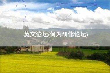 英文论坛(何为研修论坛)