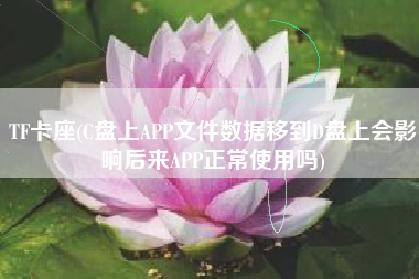 TF卡座(C盘上APP文件数据移到D盘上会影响后来APP正常使用吗)