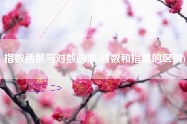 指数函数与对数函数(对数和指数的区别)
