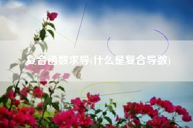 复合函数求导(什么是复合导数)