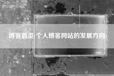 博客首页(个人博客网站的发展方向)