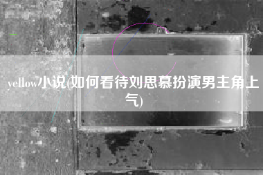 yellow小说(如何看待刘思慕扮演男主角上气)