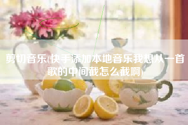剪切音乐(快手添加本地音乐我想从一首歌的中间截怎么截啊)
